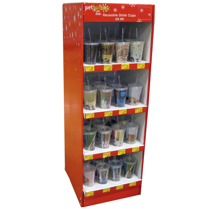 Cardboard Display BIn for Drinks