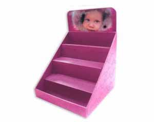 Paper Retail Box with Stairs